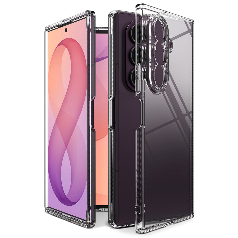 Coque pour Samsung Galaxy Z Fold8 Ultra F976, Ringke, Fusion, Transparente