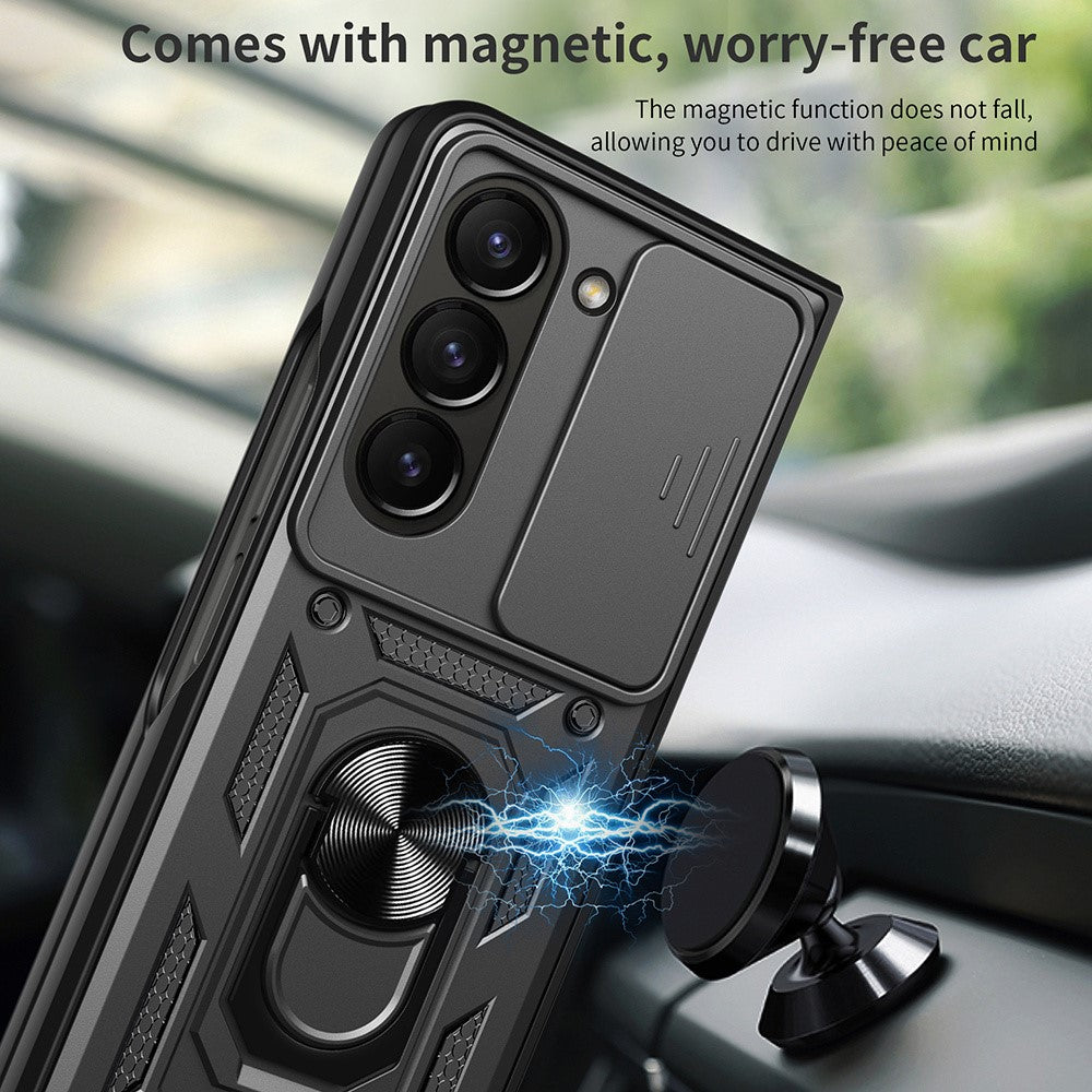 Coque pour Samsung Galaxy Z Fold8 Ultra F976 / Z Fold7 F966, Techsuit, CamShield, Rose Doré