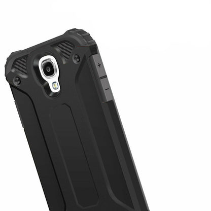 Coque pour Samsung I9500 Galaxy S4, Techsuit, Hybrid Armor, Noire
