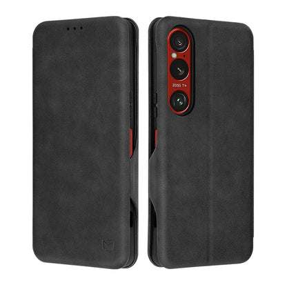 Coque pour Sony Xperia 1 VI, Techsuit, Safe Wallet Plus, Noire