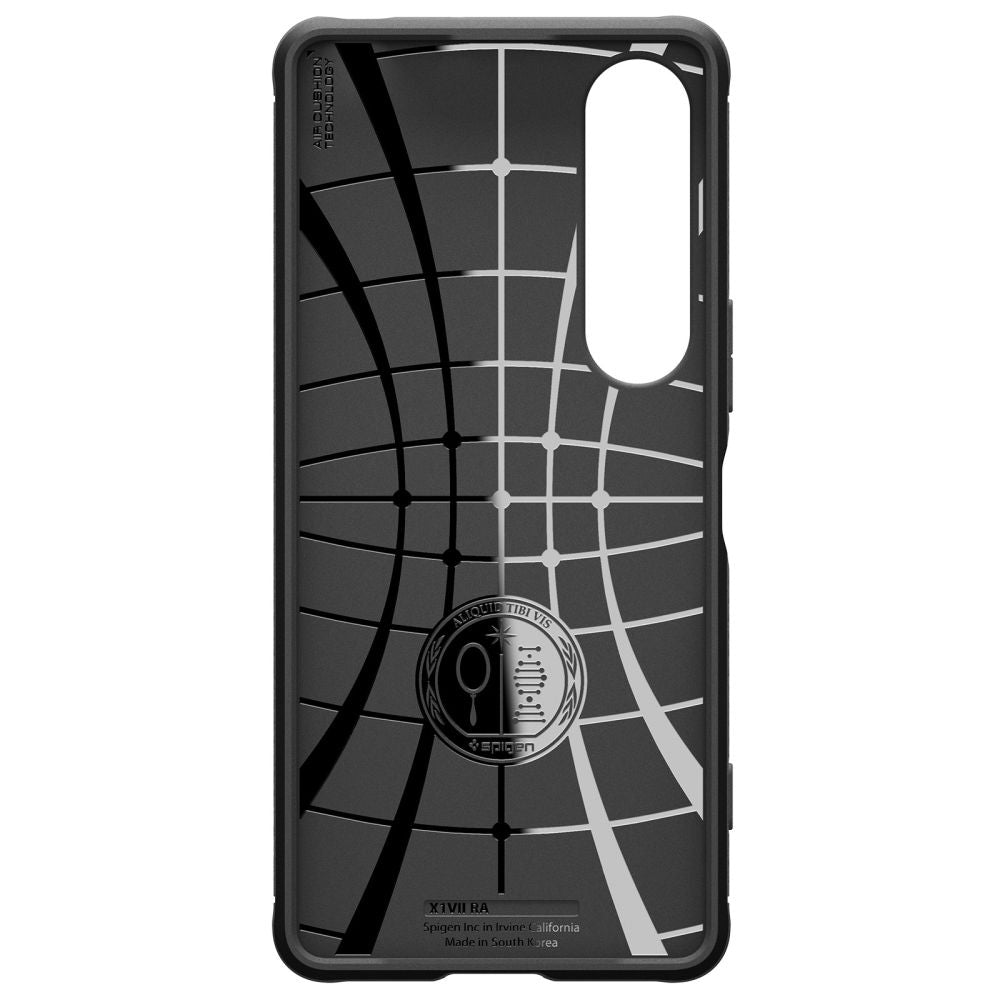 Étui pour Sony Xperia 1 VII, Spigen, Rugged Armor, Noir Mat