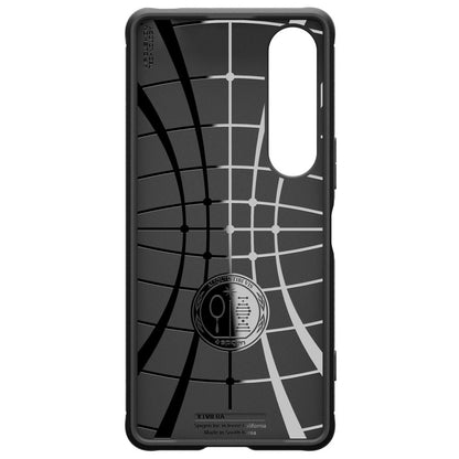 Étui pour Sony Xperia 1 VII, Spigen, Rugged Armor, Noir Mat