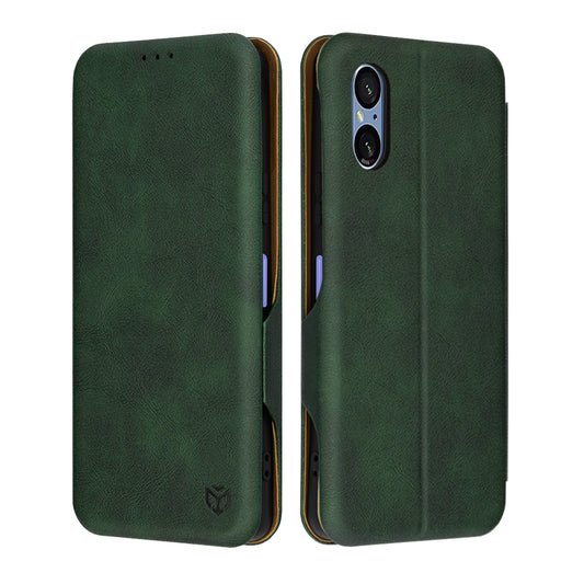 Coque pour Sony Xperia 5 VI, Techsuit, Safe Wallet Plus, Vert