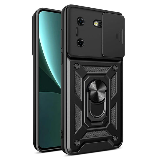 Coque pour Tecno Pova 5 Pro, Techsuit, CamShield, Noire
