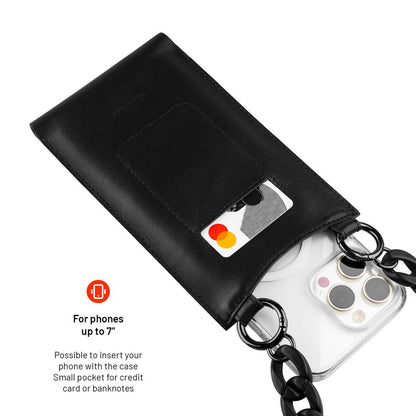 Housse Universelle pour Téléphone max. 7 pouces, Fixe, Venezia, Noire