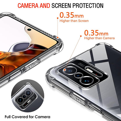 Coque pour Xiaomi 11T / 11T Pro, Techsuit, Anti-choc Claire, Transparente