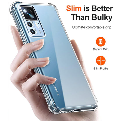 Coque pour Xiaomi 12T / 12T Pro, Techsuit, Anti-choc Claire, Transparente