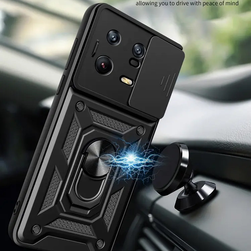 Case for Xiaomi 13 Pro, Techsuit, CamShield, Black