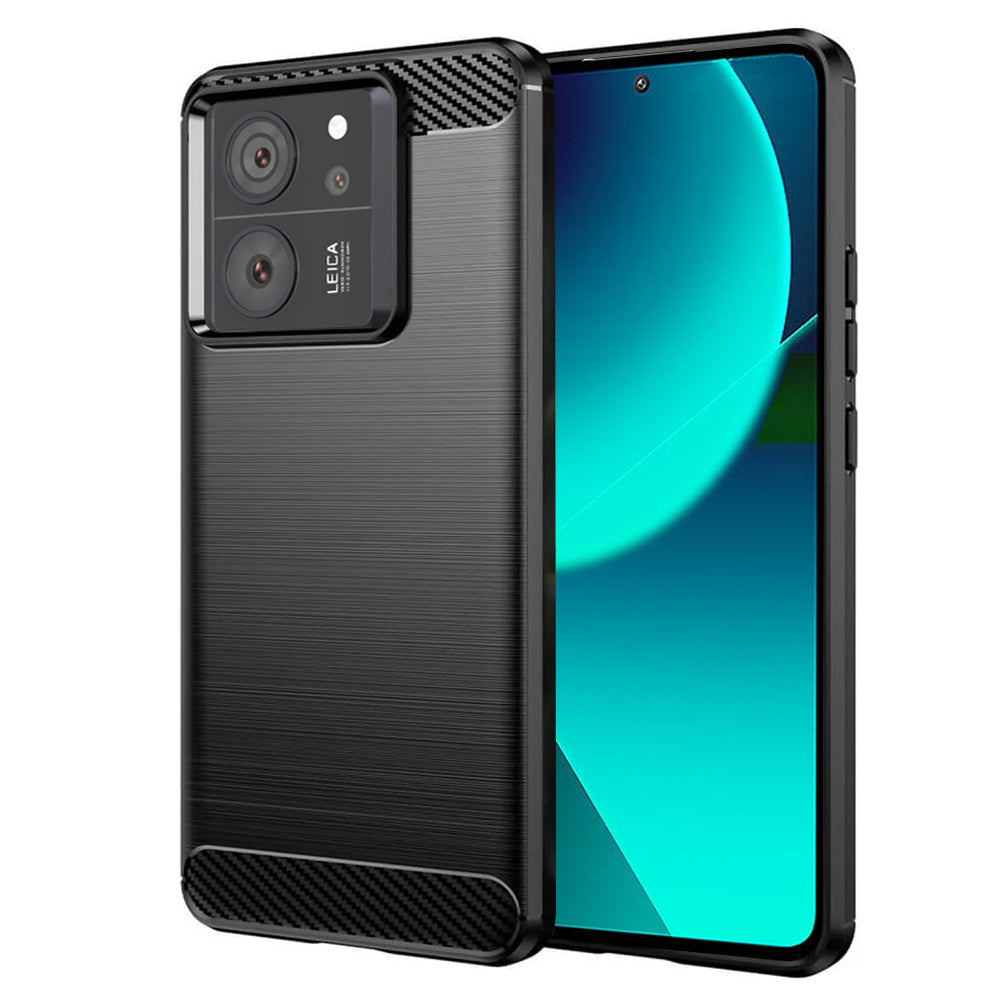 Coque pour Xiaomi 13T Pro / 13T, Techsuit, Carbone, Noire