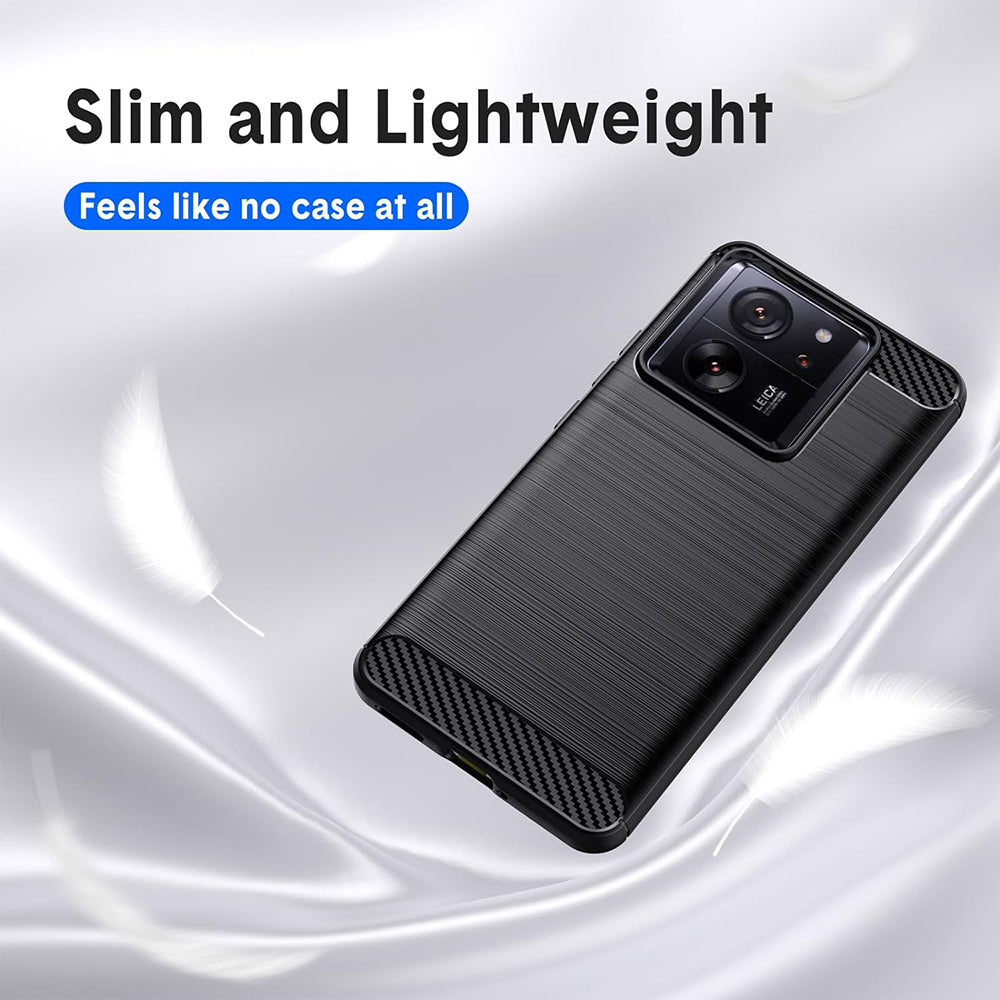 Coque pour Xiaomi 13T Pro / 13T, Techsuit, Carbone, Noire