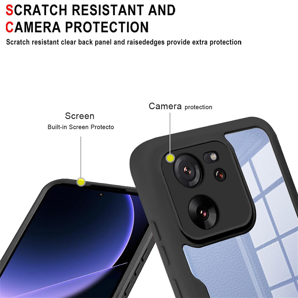 Coque pour Xiaomi 13T Pro / 13T, Techsuit, ColorVerse 360, Noire