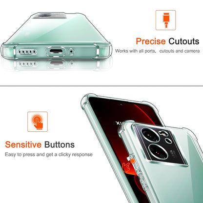 Case for Xiaomi 13T Pro / 13T, Techsuit, Shockproof Clear, Transparent