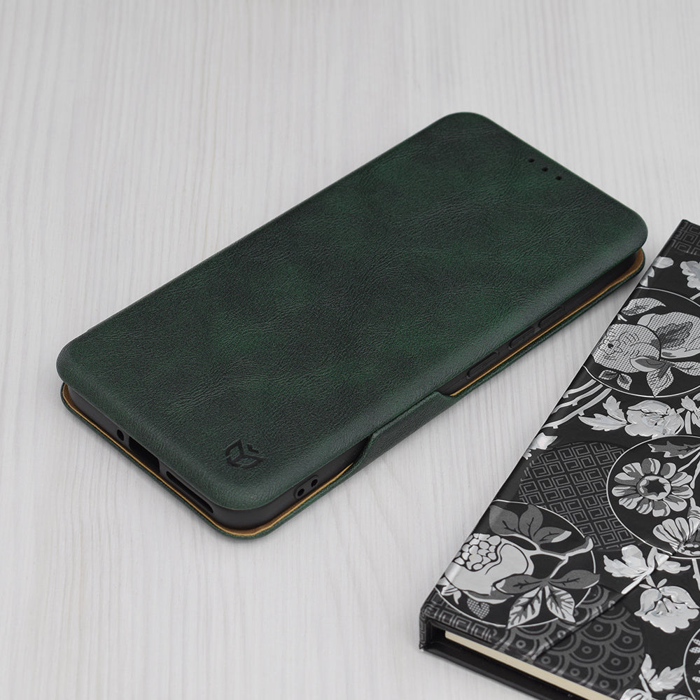 Coque pour Xiaomi 14 Pro, Techsuit, Safe Wallet Plus, Vert