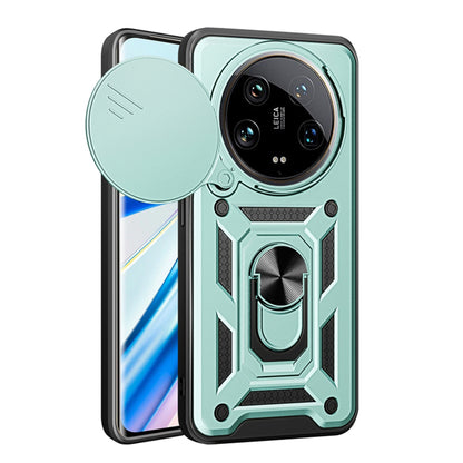 Coque pour Xiaomi 14 Ultra, Techsuit, CamShield, Vert