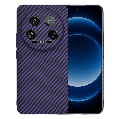 Coque pour Xiaomi 14 Ultra, Techsuit, Carbonite FiberShell, Violet