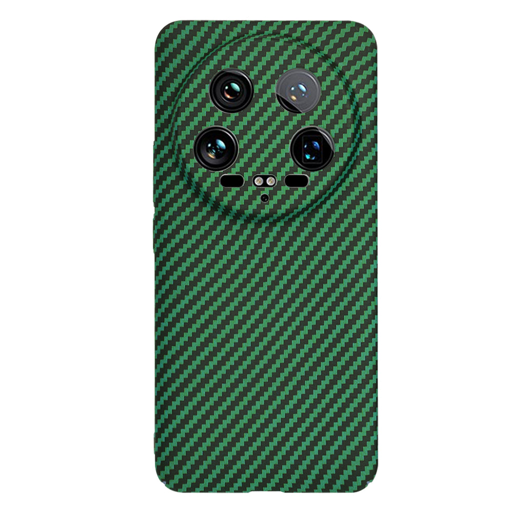 Coque pour Xiaomi 14 Ultra, Techsuit, Carbonite FiberShell, Vert