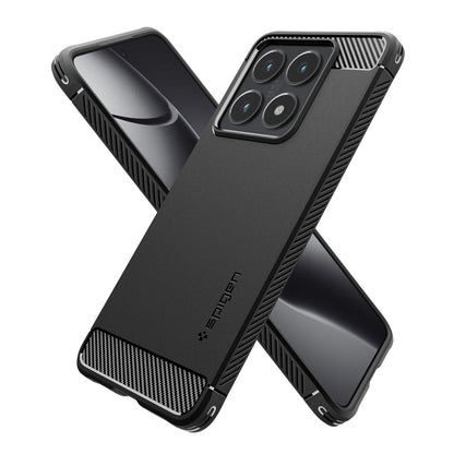 Étui pour Xiaomi 14T Pro, Spigen, Rugged Armour, Noir ACS08858 