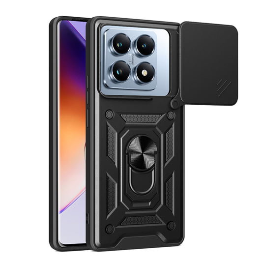 Coque pour Xiaomi 14T Pro, Techsuit, CamShield, Noire