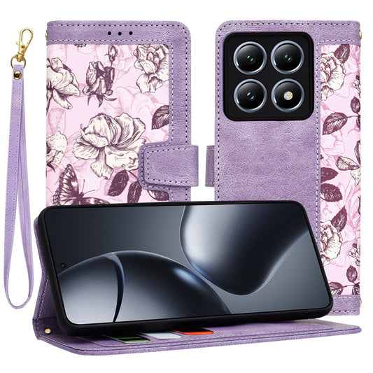 Coque pour Xiaomi 14T Pro, Techsuit, FlipCraft, Violet