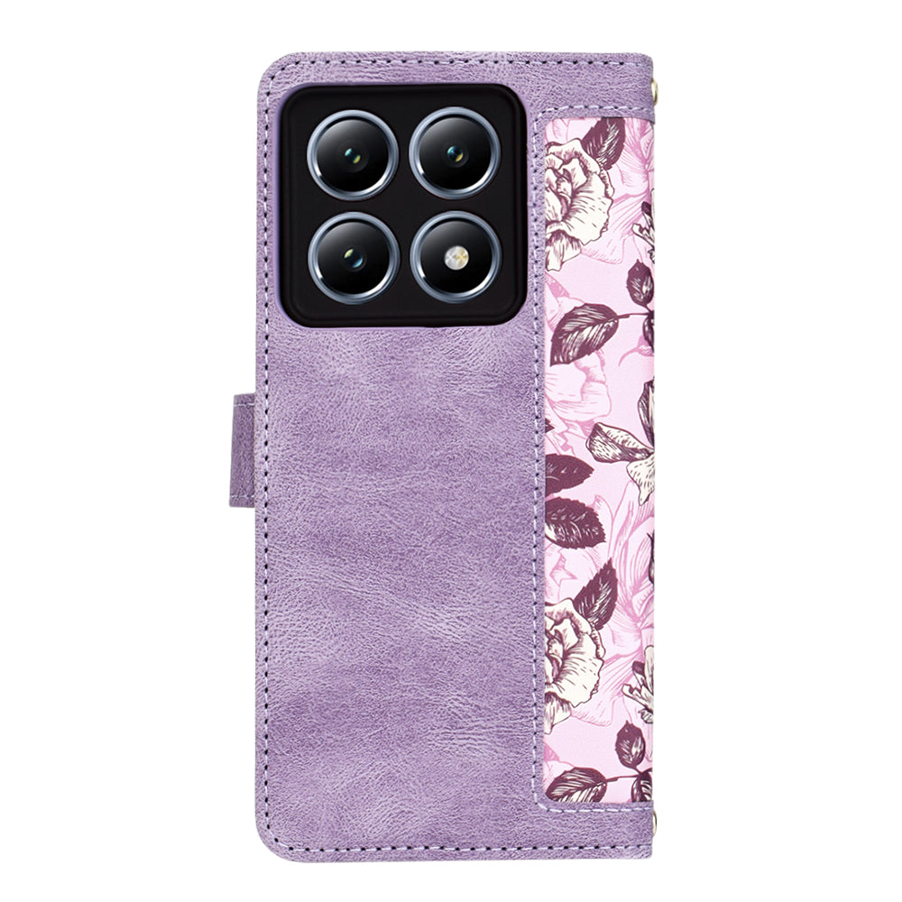 Coque pour Xiaomi 14T Pro, Techsuit, FlipCraft, Violet