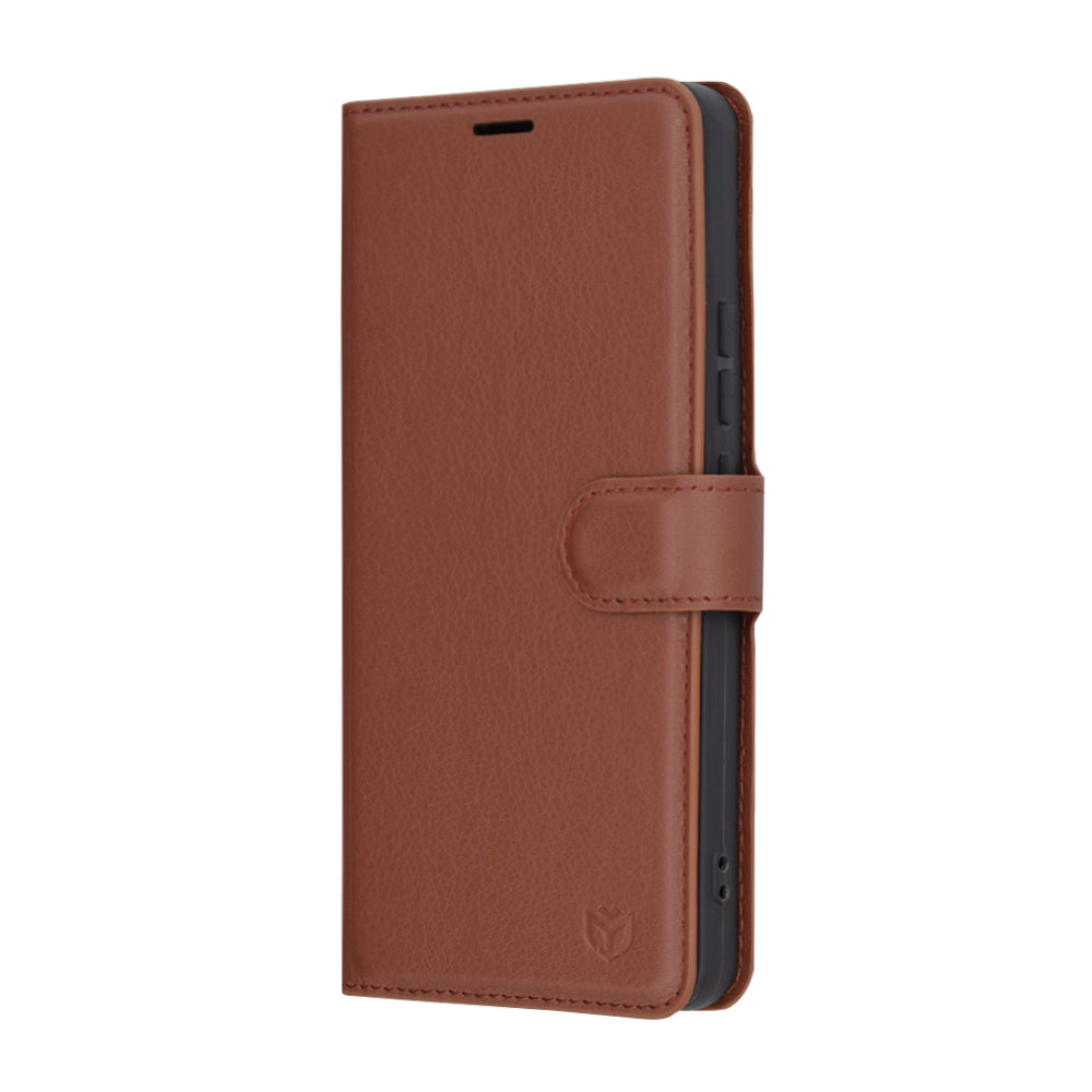 Coque pour Xiaomi 14T Pro, Techsuit, Leather Folio, Marron