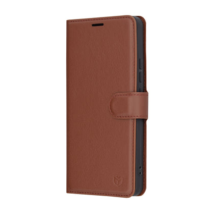 Coque pour Xiaomi 14T Pro, Techsuit, Leather Folio, Marron