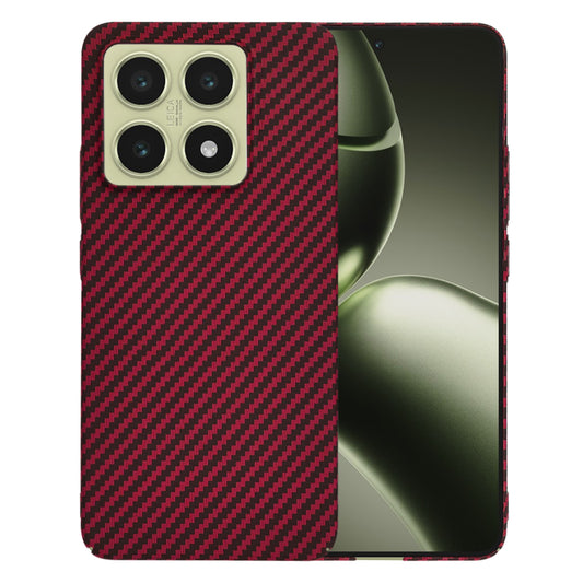 Case for Xiaomi 14T, Techsuit, Carbonite FiberShell, Red