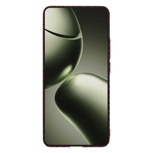 Coque pour Xiaomi 14T, Techsuit, Carbonite FiberShell, Rouge