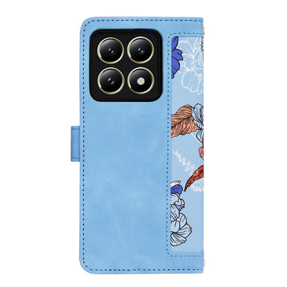 Coque pour Xiaomi 14T, Techsuit, FlipCraft, Bleu