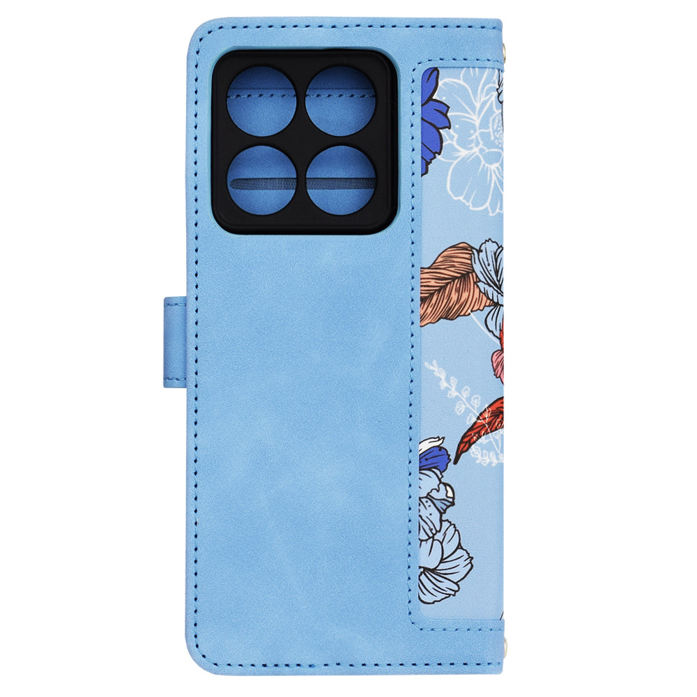 Coque pour Xiaomi 14T, Techsuit, FlipCraft, Bleu