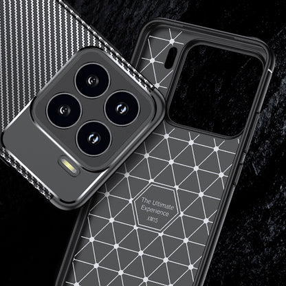 Coque pour Xiaomi 15 Pro, Techsuit, Fibre de carbone, Noire