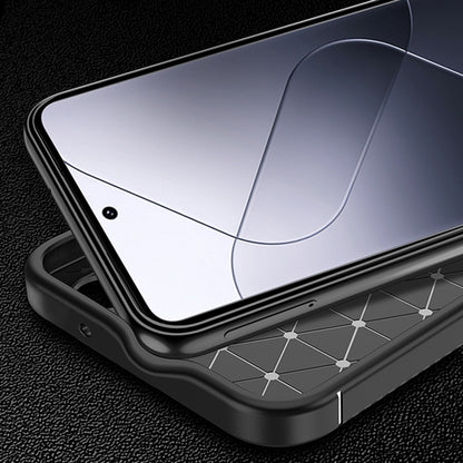 Coque pour Xiaomi 15 Pro, Techsuit, Fibre de carbone, Noire