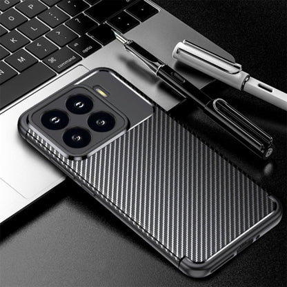 Coque pour Xiaomi 15 Pro, Techsuit, Fibre de carbone, Noire