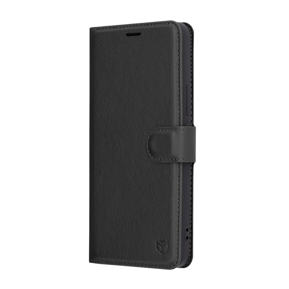 Coque pour Xiaomi 15 Pro, Techsuit, Leather Folio, Noire