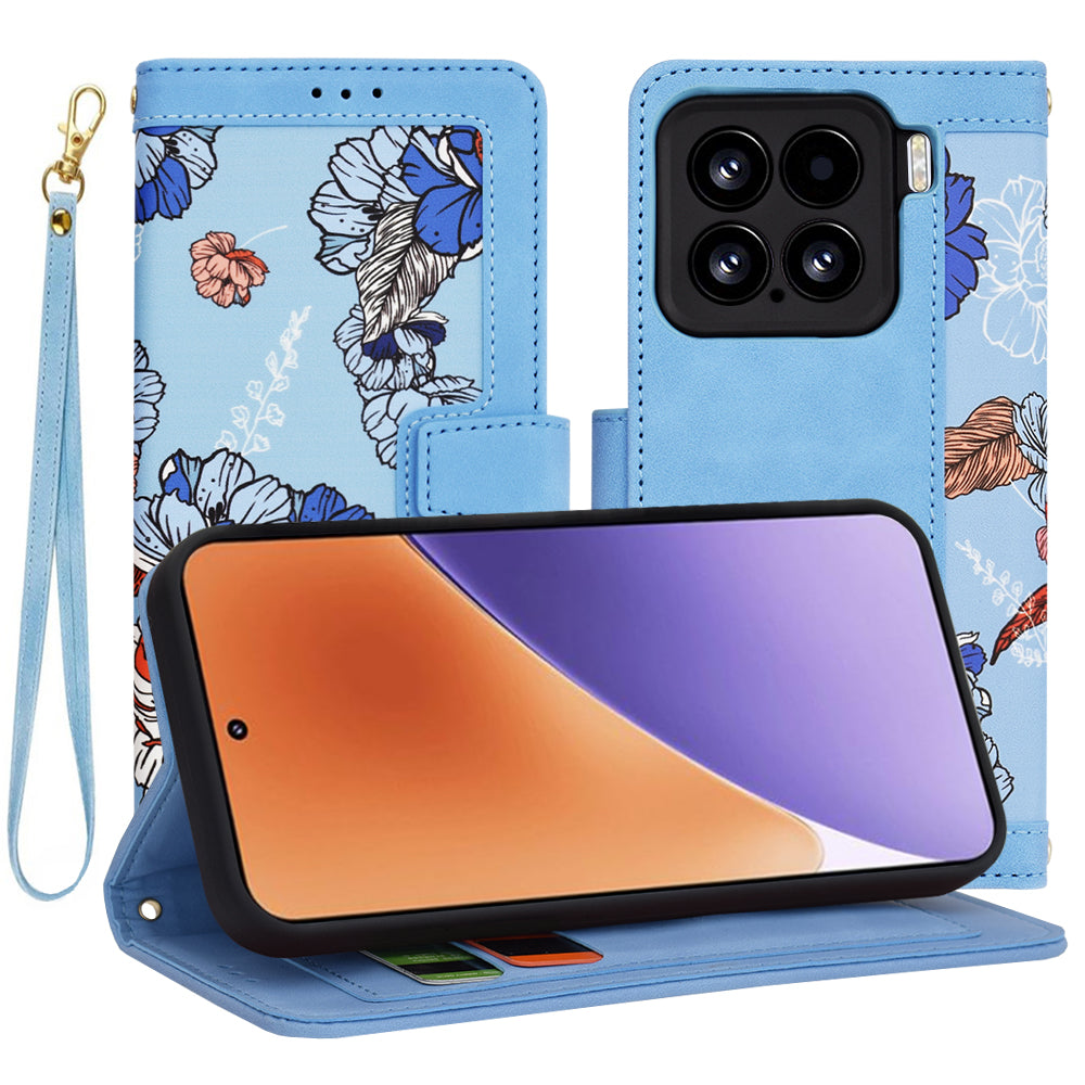 Coque pour Xiaomi 15, Techsuit, FlipCraft, Bleu