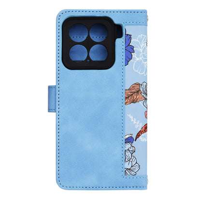 Coque pour Xiaomi 15, Techsuit, FlipCraft, Bleu