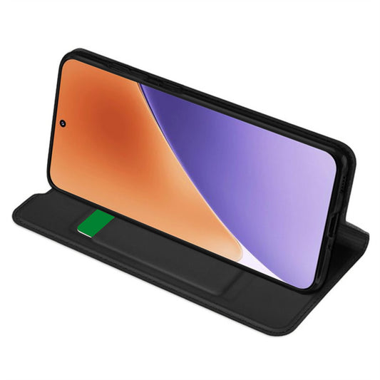 Coque pour Xiaomi 15, Techsuit, Magskin Book, Noire