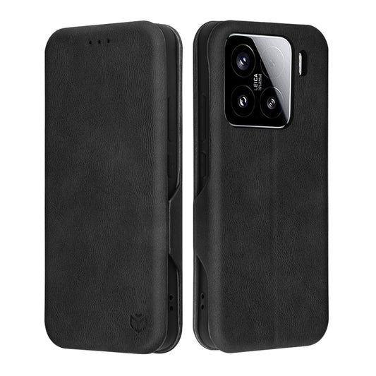 Coque pour Xiaomi 15, Techsuit, Safe Wallet Plus, Noire