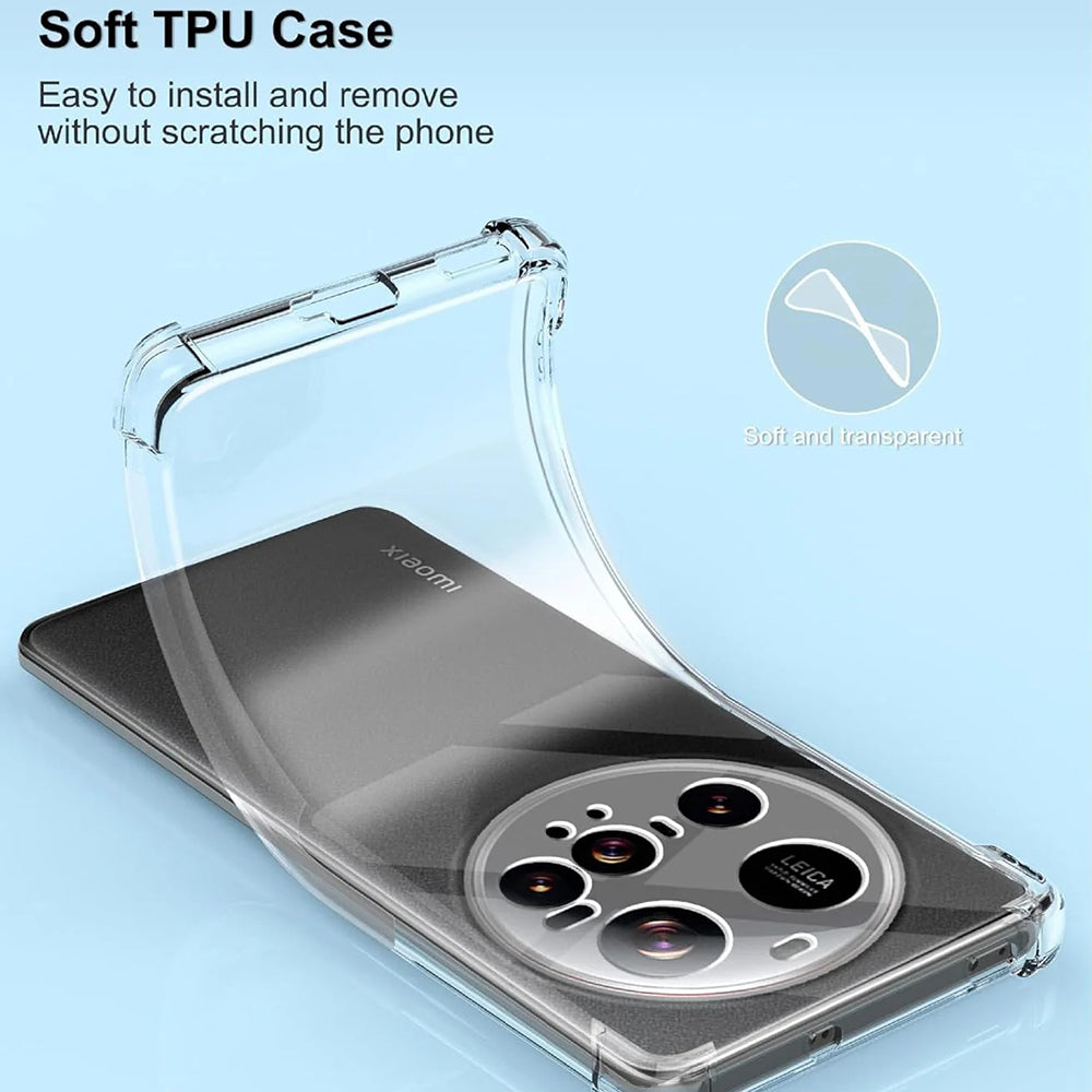 Coque pour Xiaomi 15 Ultra, Techsuit, Anti-choc Claire, Transparente