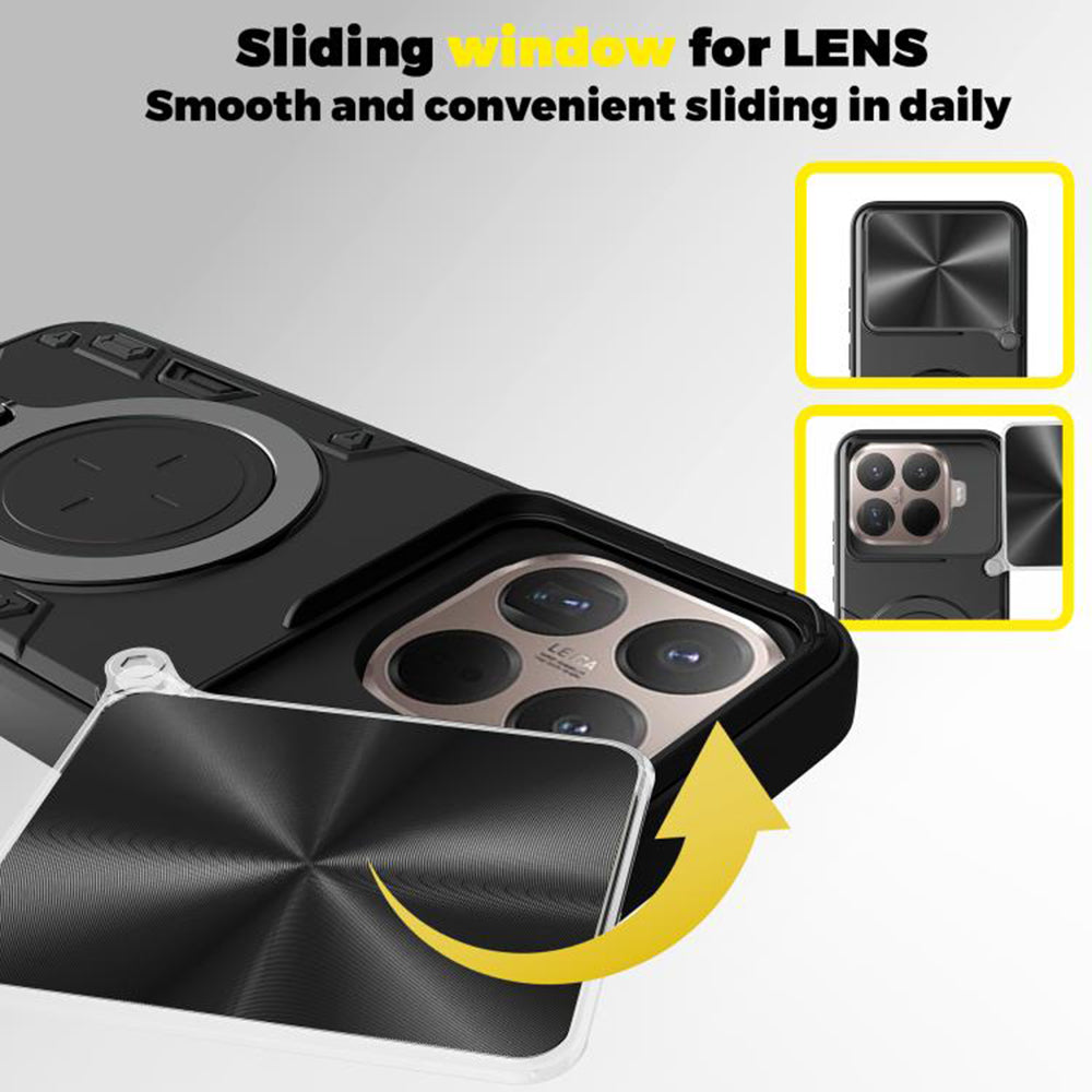 Étui pour Xiaomi 15T Pro, Techsuit, CamGuard Pro, Rose