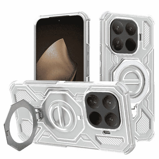 Étui pour Xiaomi 15T Pro, Techsuit, Carbon Shield Pro, Blanc.