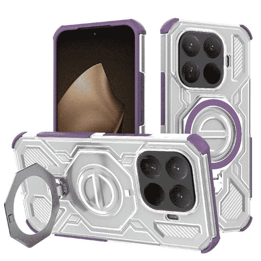 Étui pour Xiaomi 15T Pro, Techsuit, Carbon Shield Pro, Violet