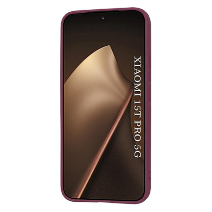 Étui pour Xiaomi 15T Pro, Techsuit, SoftFlex, Cerise
