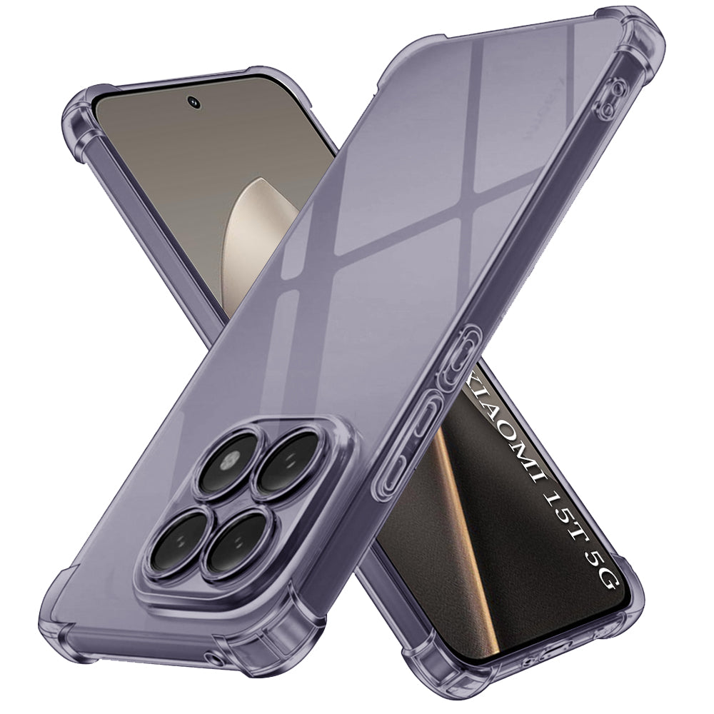 Case for Xiaomi 15T, Techsuit, Shockproof Clear, Black