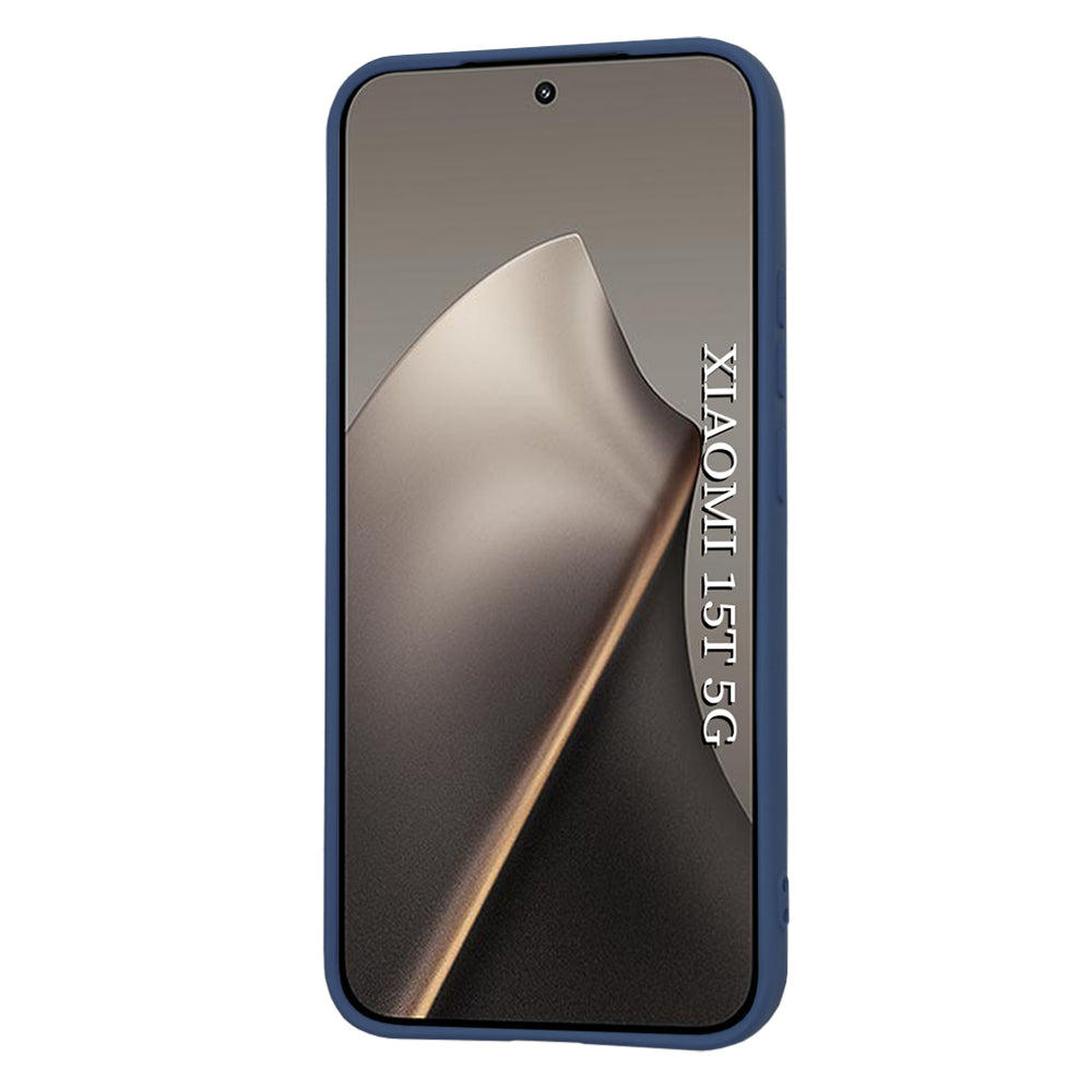 Étui pour Xiaomi 15T, Techsuit, SoftFlex, Bleu Marine