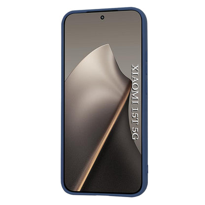 Étui pour Xiaomi 15T, Techsuit, SoftFlex, Bleu Marine