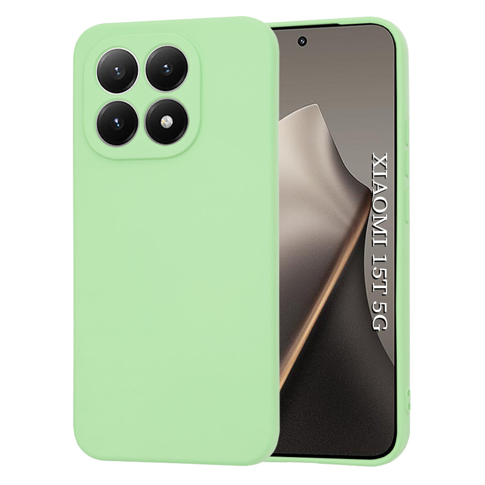 Étui pour Xiaomi 15T, Techsuit, SoftFlex, Vert Clair
