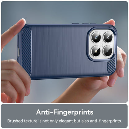 Étui pour Xiaomi 17, Techsuit, Carbone, Bleu