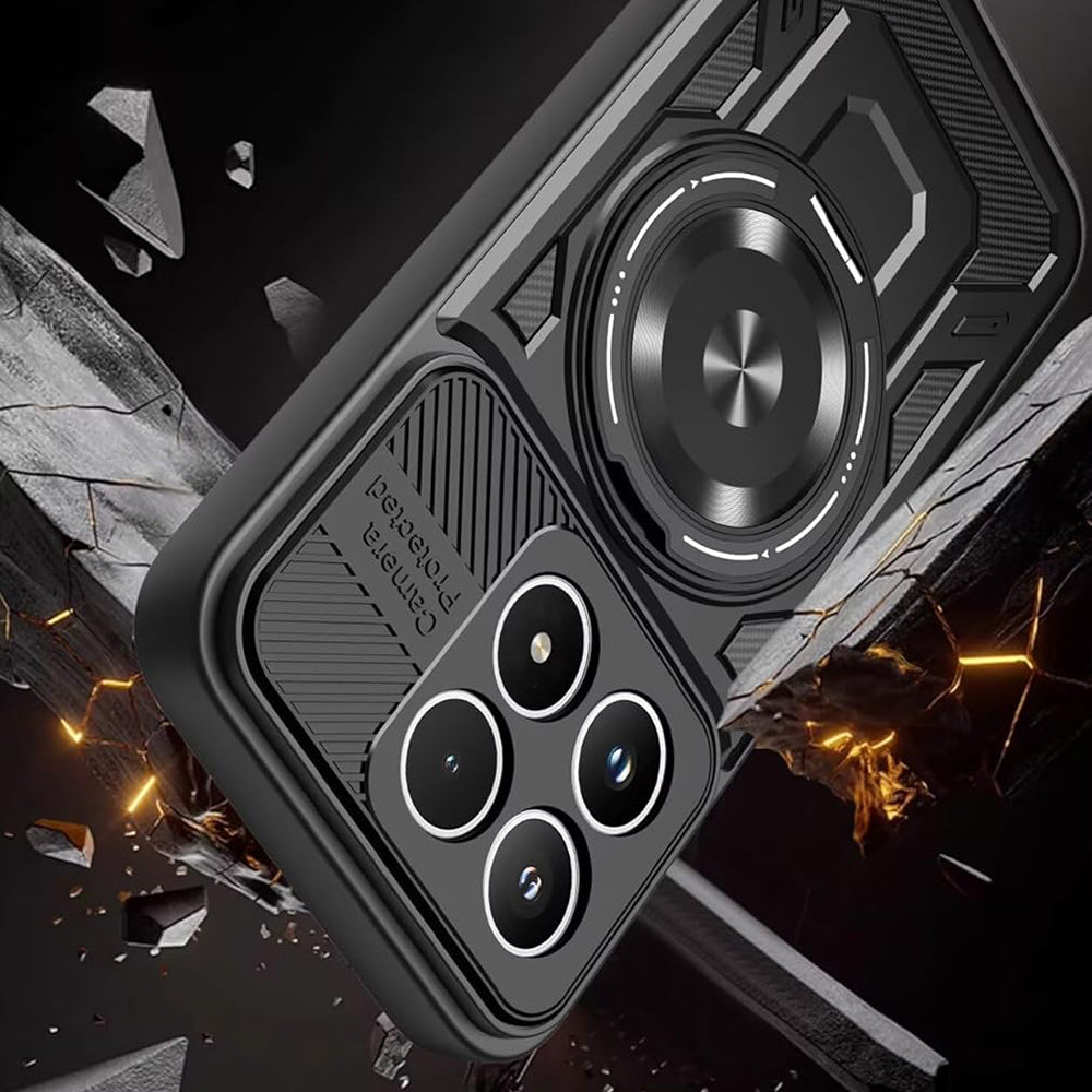 Coque pour Xiaomi 17, Techsuit, RuggedCam, Noire