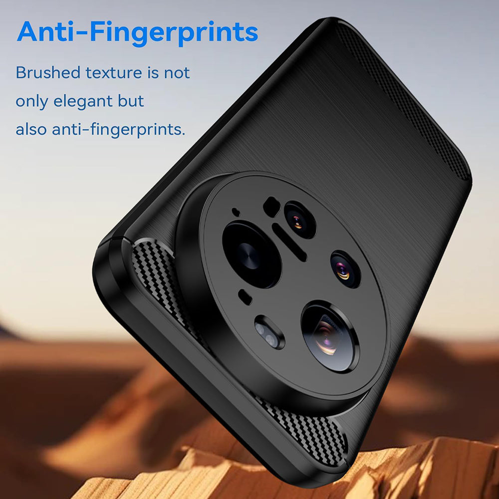 Étui pour Xiaomi 17 Ultra, Techsuit, Carbone, Bleu